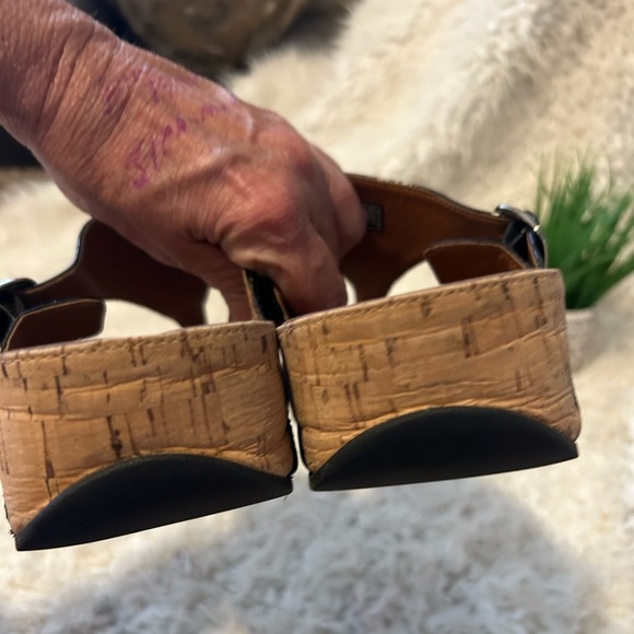 clearance FitFlop Gracie Leather Toe-Post Sandals Black Thongs Shoes Size 9 - Picture 3 of 6